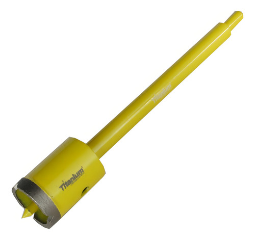 Serra Copo Diamantada 35mm Com Haste Encaixe 3/8pol Titanium