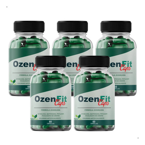 3 Ozenfit Suplemento Natural Ozen Fit Caps Imediato Sabor