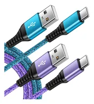 Comprar Juego De 2 Cables Cargadores Usb-c De 1.8m Anti Enredo