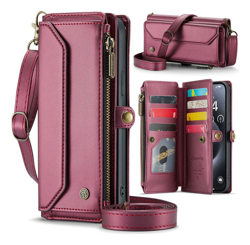 Funda Tipo Cartera For Teléfono Iphone13 12 11 14 15 Pro 16
