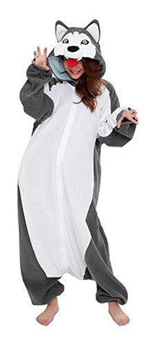 Disfraces Husky Siberiano Halloween Mono Kigurumi