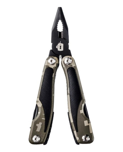 Multitool Precision Invictus 9 Funções Alicate Tático Trilha Cor Digital