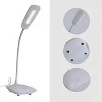 Comprar Lámpara Escritorio Led Flexible Lampara Velador Lampara Usb Marinshop Lampara Velador Estructura Blanca Recargable Touch 