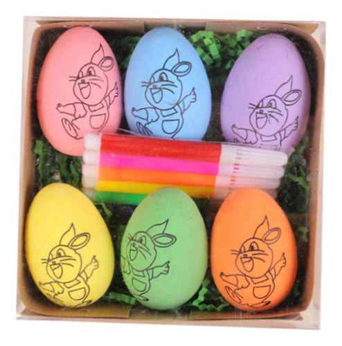 Huevos De Pascua, Adornos Para Recuerdos Conejos Coloridos