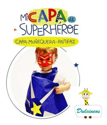Imagen 1 de 9 de Kit Mi Capa De Superhéroe - Arte Y Manualidades