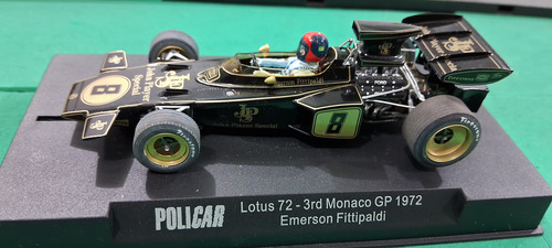 Lotus 72 Emerson Fittipaldi Da Policar Scalextric Autorama Preto