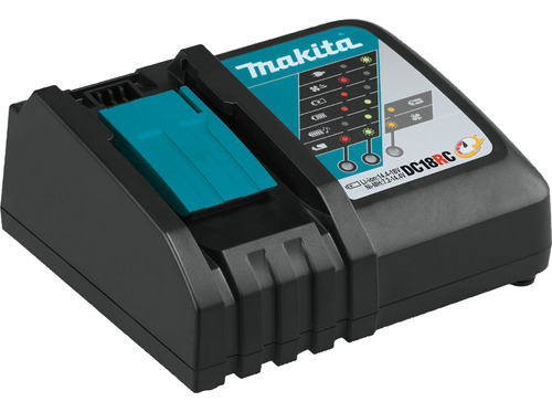 Cargador Rapido Makita 18v Dc18rc 9ah Turbocarga Ventilacion