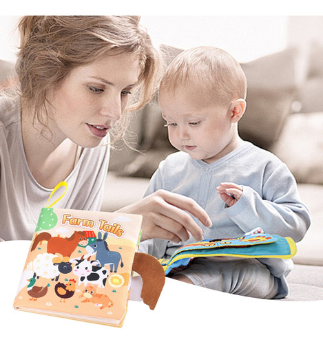Libro De Tela M Para Educación Temprana Con Tema De Granja C