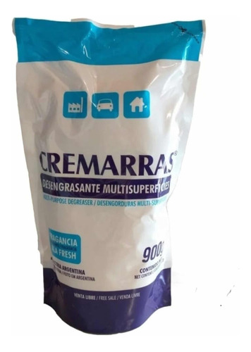 Limpiamanos Cremarras Doypack 900 Gr Promo!