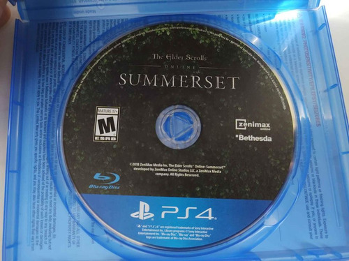 The Elder Scrolls Online Summerset Ps4 (Usado)