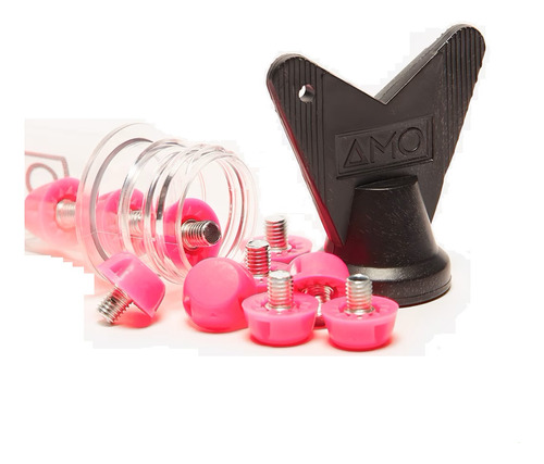 12 Tacos Fútbol Profesional Tpu 7/9mm Estándar + Llave Rosa