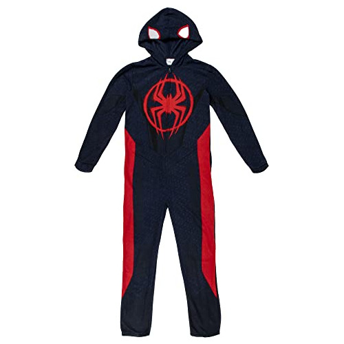 Pijama Capucha De Spider-man Miles Morales Hombres Dobl...