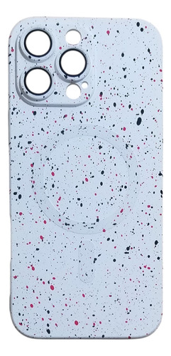 Funda De Silicona Artist Magsafe Iphone 16 - Pro - Pro Max Celeste Iphone 16 Pro Max