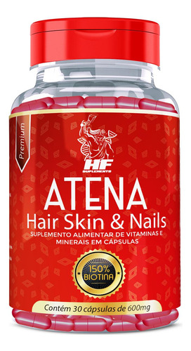 Atena Hair Skin Nails 150% Biotina Tratamento 30 Dias