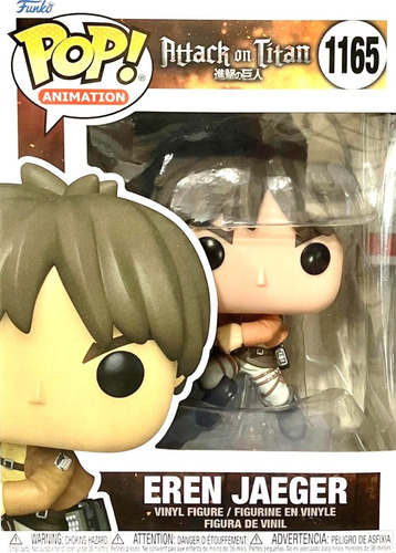 Funko Pop Eren Yeager Attack On Titan Shingeki #1165