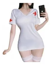 Comprar Disfraz Enfermera Japonesa Kawaii Sexy Dama Mujer Baby Doll