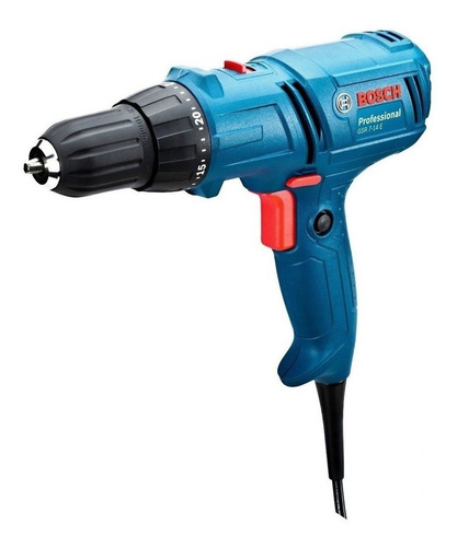 Imagen 2 de 6 de Taladro eléctrico de 10mm Bosch GSR 7-14 E 400W con caja de cartón 220V