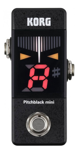 Afinador De Pedal Cromático Korg Pitchblack Pb-mini