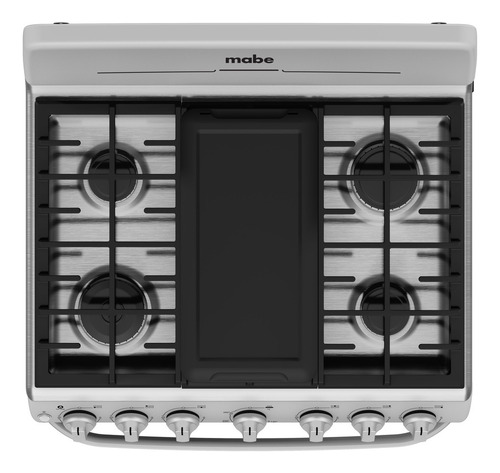 Estufa De Piso 76 Cm Plata Mercury Mabe - Em7659bfis3