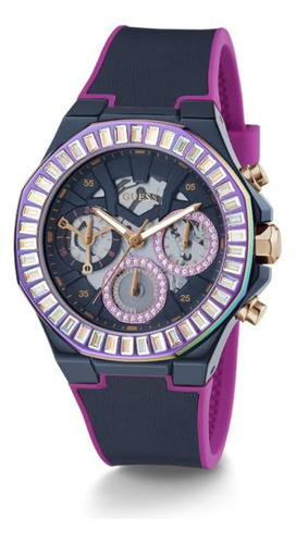 Reloj Pulsera Mujer  Guess Gw0463l2 Azul Marino