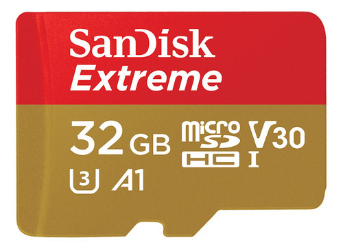 Tarjeta de memoria Extreme Sandisk de 32 GB, tarjeta microSD