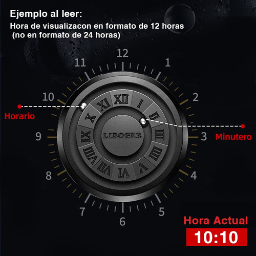 Reloj De Cuarzo Con Esfera De Bolas De Levitación Magnética