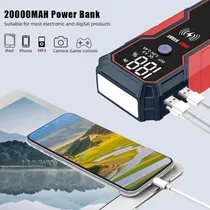 Comprar Jumper Arrancador Auto Moto Cargador Bateria Celular 20000mh