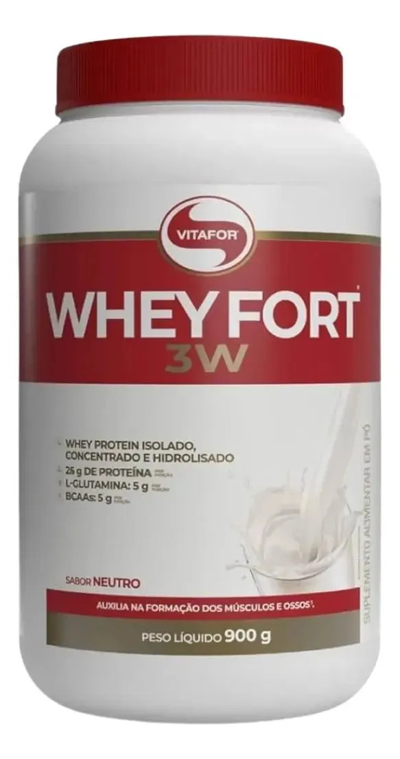 Whey Fort 3w 900g Vitafor