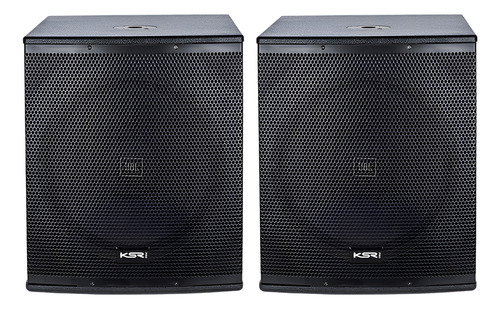 Sub Ativo + Passivo 18 Polegadas Ksr Pro 800w Rms Woofer Jbl Cor Preto 127/220V