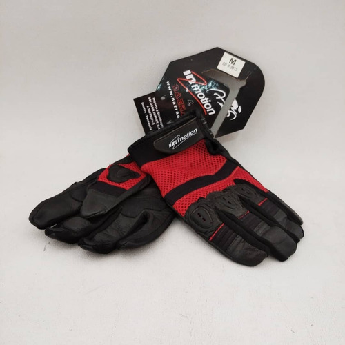 Guantes Tela Con Cuero / Talla M / Inmotion