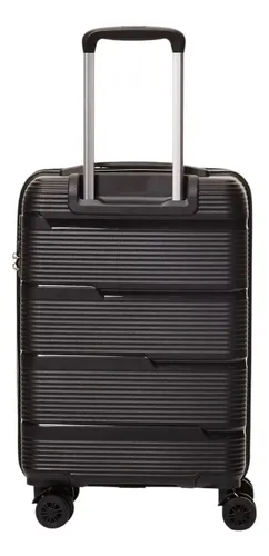 Mala De Viagem Bordo Acapulco Pequena Polo King By Luxcel Preto Lisa - R$ 233,99