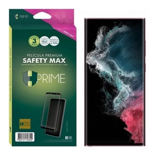 Película Hprime Safety Max Galaxy S22 Ultra Tela 6.8 Menor preço em Película Hprime Safety Max Galaxy S22 Ultra Tela 6.8