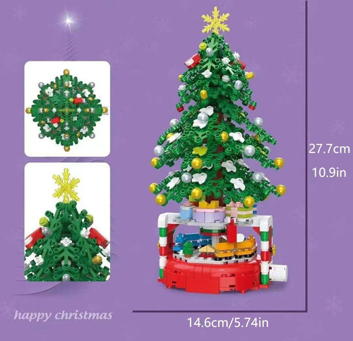 Set De Construcción De Árboles De Navidad, Juego De 515 Piez