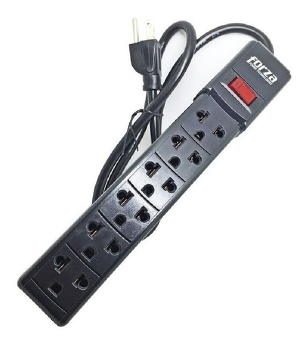 Supresor De Picos O Corta Picos Forza 60hz 15a 125va 6 Tomas