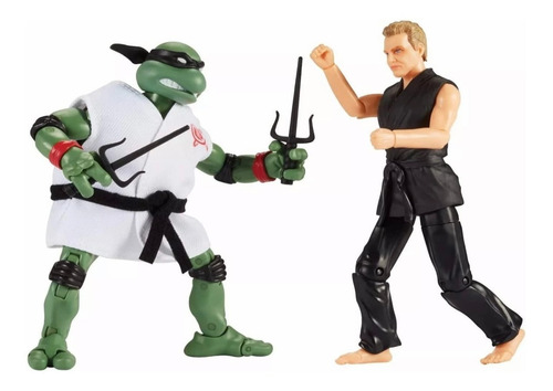 Figura Tortugas Ninja Raphael Edicion Especial Cobra Kai