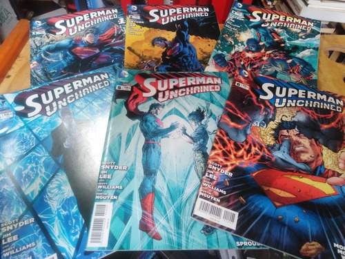 Superman Unchained Seis Excelentes Números 1,2,3,4,5,6