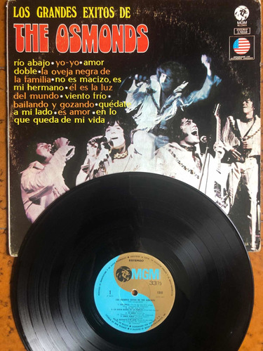 The Osmonds Disco Lp  Los Grandes Éxitos Rock 60s Vinyl