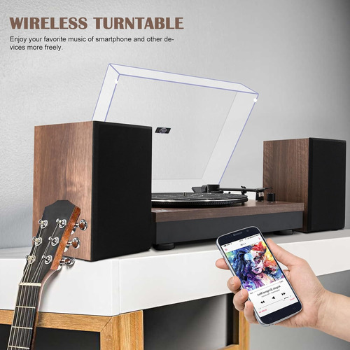 At-3600l - Tocadiscos De Vinilo Con Altavoces, Tocadiscos