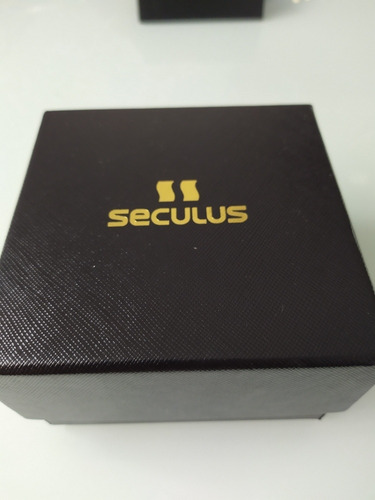 Relógio Seculus Esportivo Preto - Novo