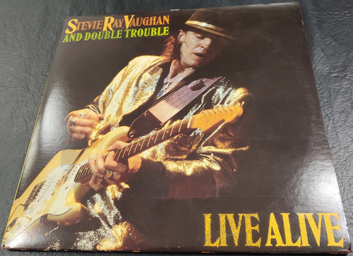 Stevie Ray Vaughan And Double Trouble Live Alive 2lp Usa (Usado)