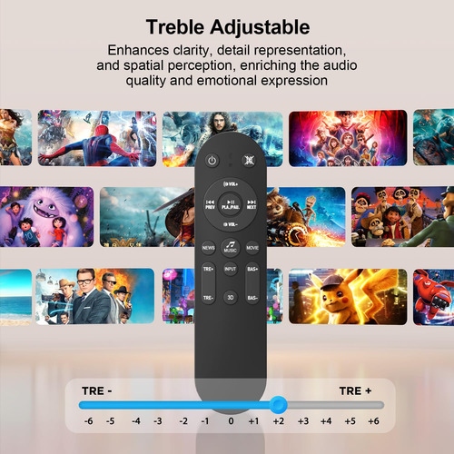 Barra De Sonido Hiwill Hielite A21 2.1ch Dolby Atmos 200w