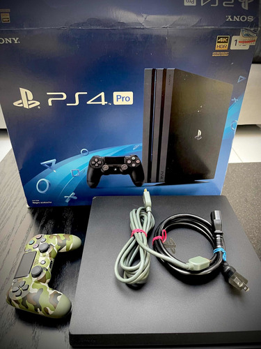 Play Station 4 Pro 1tb + Juegos