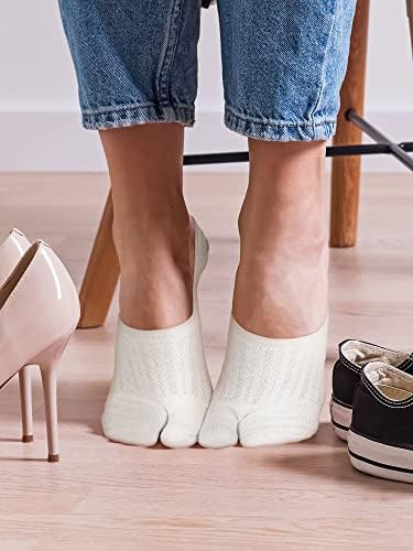 Geyoga 6 Pares De Calcetines Con Chanclas, Calcetines Tabi D
