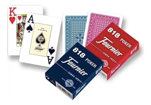 Juego Cartas Barajas Poker Naipes Fournier 818