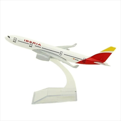 Airbus A330-200 Avión Con Colores De Iberia Esc 1:400, Metal