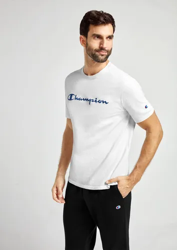 Playera champion blanca hombre hotsell