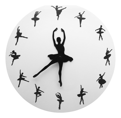 Reloj De Pared Para Bailarina De Ballet, Decoración Para Est