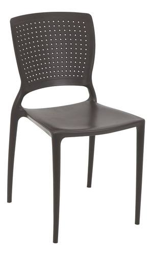 Set de 4 sillas Tramontina Safira Summa Brown