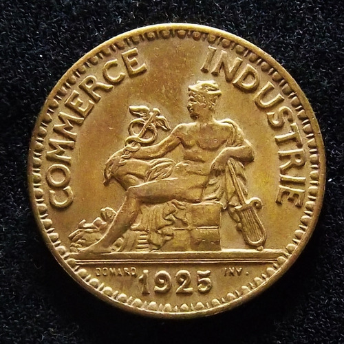 Francia 2 Francos 1925 Excelente Km 877 Mercurio Comercio