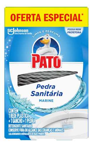 Detergente Sanitário Pedra Marine Pato Grátis 25% de Desconto